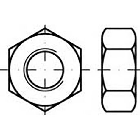 TOOLCRAFT TO-6855531 Écrou hexagonal M3 DIN 555 plastique 200 pc(s) (1/2)