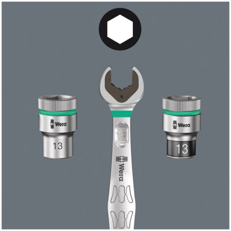 Clé mixte 6003 Joker SW 6 mm longueur 105 mm forme A acier à outils allié