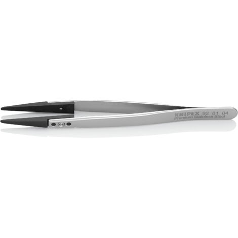 KNIPEX 92 81 04 Brucelles avec pointes interchangeables ESD  130 mm (1/2)