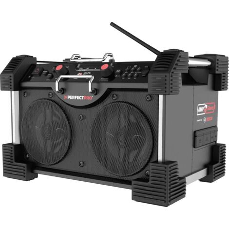 Radio de chantier soundmaster DAB80 DAB+, FM Bluetooth fonction mains  libres, protégé contre les projections d'eau, éta