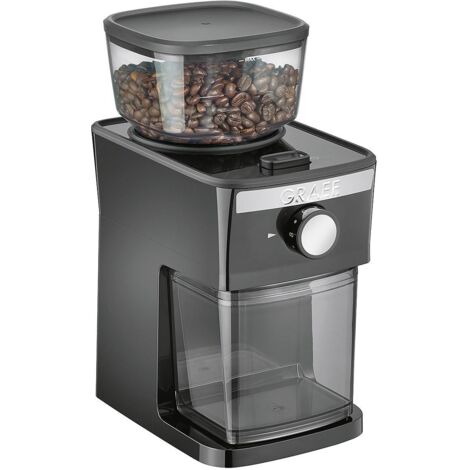 Graef CM252 CM252EU Moulin à café noir moulin à disque en acier inoxydable (1/4)