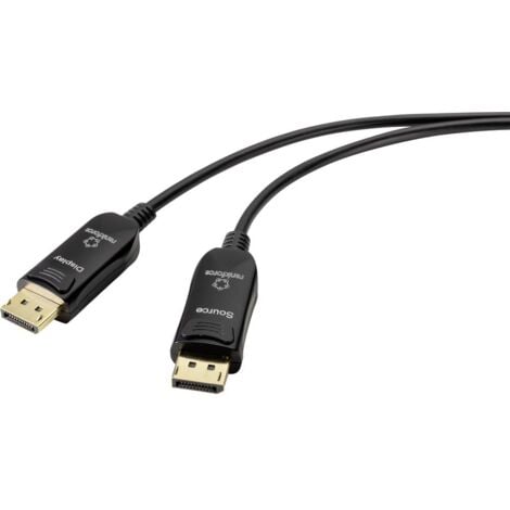 Renkforce fibre optique / DisplayPort Câble de raccordement Fiche