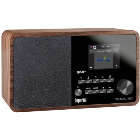 Imperial DABMAN i150 Radio de table Internet Internet, DAB+, FM USB, WiFi, LAN, radio internet bois (1/3)