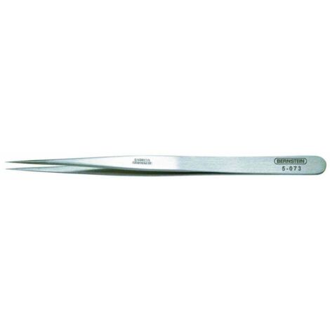 BERNSTEIN Tools for Electronics 5-073 Pince brucelle CMS SS SA très pointue, effilée 140 mm (1/2)