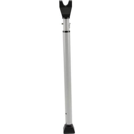 Sécurité de portes et fenêtres 5979 – Verrou en métal argent – Longueur réglable 730 à 1300 mm – Résistance jusqu'à 175 kg – Olympia