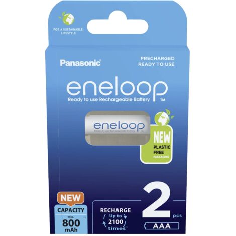 eneloop eneloop HR03 Pile rechargeable LR3 (AAA) NiMH 800 mAh 1.2 V 2 pc(s) (1/7)
