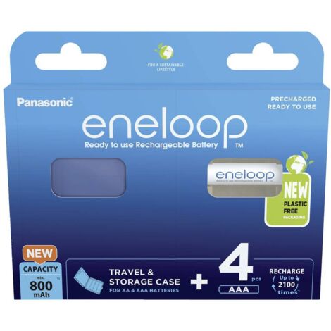 eneloop eneloop HR03 +Box Pile rechargeable LR3 (AAA) NiMH 800 mAh 1.2 V 4 pc(s) (1/6)
