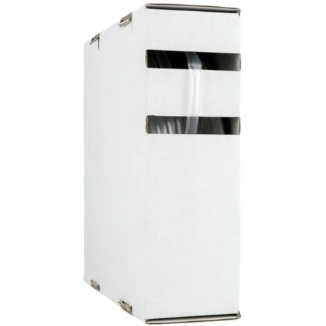 Hongshang 2111144398 Gaine thermorétractable sans colle transparent 3.20 mm 1.60 mm Taux de retreint:2:1 15 m