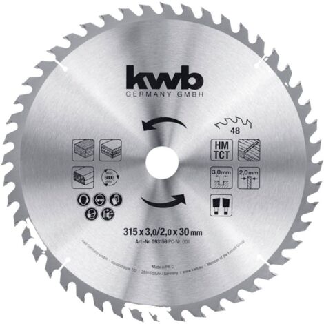 kwb 593159 Lame de scie circulaire 315 x 30 mm 1 pc(s) (1/3)