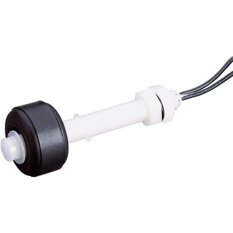 Tru Components – Capteur de niveau 701602 – 200 V/AC 0.5 A – 1 NO (T) IP64 – Pour liquides divers – Câble 30 cm en polypropylène - FS-3101 (1/2)
