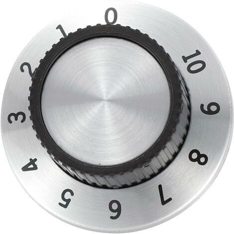 Bouton compte-tour avec graduations aluminium (Ø x H) 36.8 mm x 14,8 mm RN- 114A 1 pcs. S479891 (1/3)