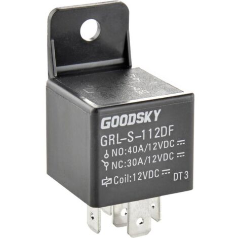 GoodSky GRL-S-112DF Relais automobile 12 V/DC 40 A 1 inverseur (RT) S71570 (1/4)