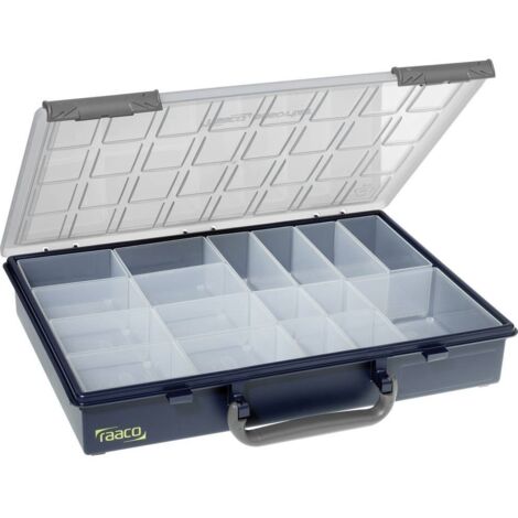 raaco Assorter 55 4x8-17 Mallette de rangement (L x l x H) 338 x 261 x 57 mm Nombre de compartiments: 17 séparations fi