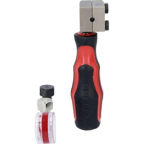 KS Tools 122.1215 Jeu de forets à sertir pour câble de frein universel FLAREFIXeco 4,75 mm, 4 pièces
