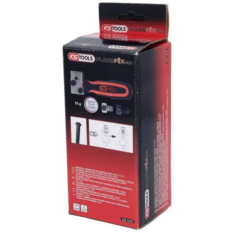 KS Tools 122.1215 Jeu de forets à sertir pour câble de frein universel FLAREFIXeco 4,75 mm, 4 pièces