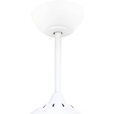 Sygonix Ventilateur de plafond 36 W (Ø x H) 480 mm x 400 mm blanc