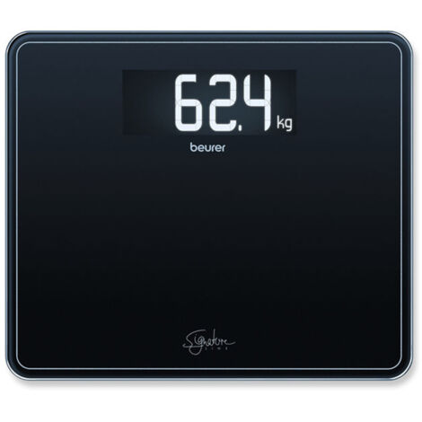 Beurer GS 410 Signature Line Pèse-personne 73576 numérique Plage de pesée (max.)=200 kg noir (1/4)