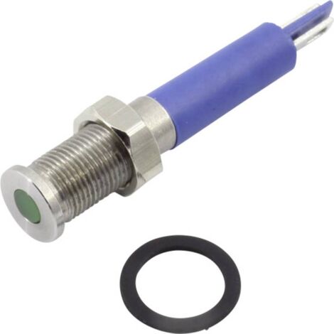 TRU COMPONENTS 1605945 Voyant de signalisation LED vert 24 V DC/AC 200 mcd (1/2)