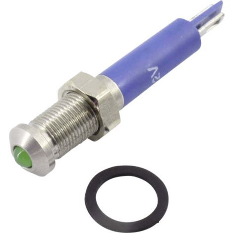 TRU COMPONENTS 1605952 Voyant de signalisation LED vert 24 V DC/AC 150 mcd (1/2)