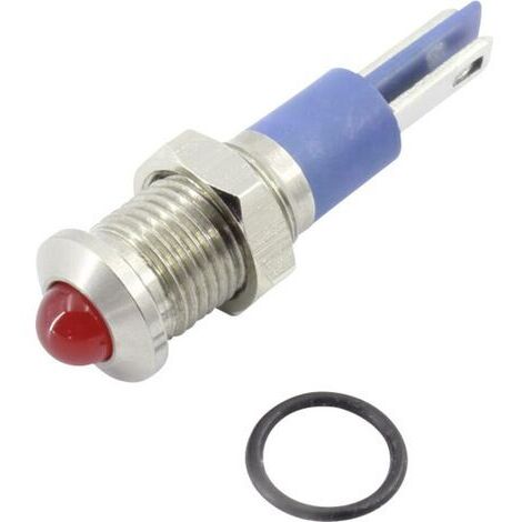 TRU COMPONENTS 1605957 Voyant de signalisation LED rouge 12 V DC/AC 60 mcd (1/3)