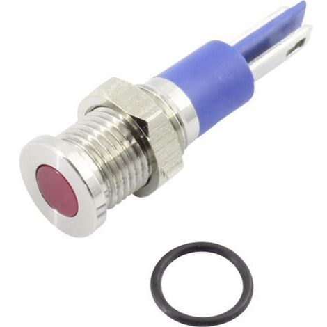 TRU COMPONENTS 1605965 Voyant de signalisation LED rouge 12 V DC/AC 70 mcd (1/3)