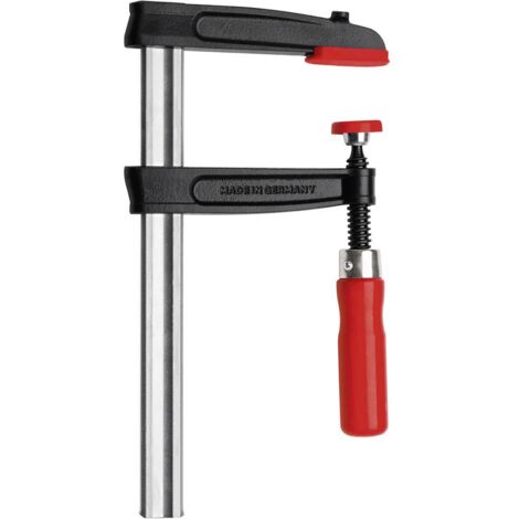 Bessey – Serre-joint à vis en fonte malléable 100 mm – Force de serrage 5500 N – Poignée ergonomique – Protection surfaces de serrage - TPN10BE
