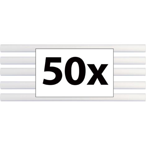 TOOLCRAFT TC-11200X50T Bâtons de colle Ø 11 mm x (L) 200 mm transparent 1000 g 50 pc(s) (1/3)