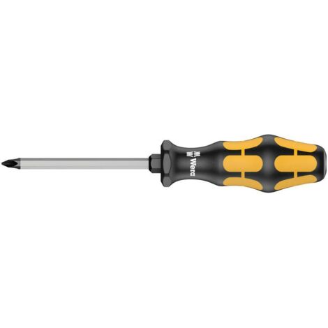 Tournevis cruciforme WERA serie 900 heurtoir integre PH2x113mm, quatre pans