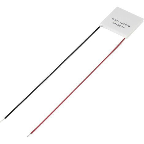 Elément Peltier TRU COMPONENTS TES1-127030 1569029 15.4 V/DC 3 A 25.7 W (L x l x H) 30 x 30 x 3.6 mm 1 pc(s)