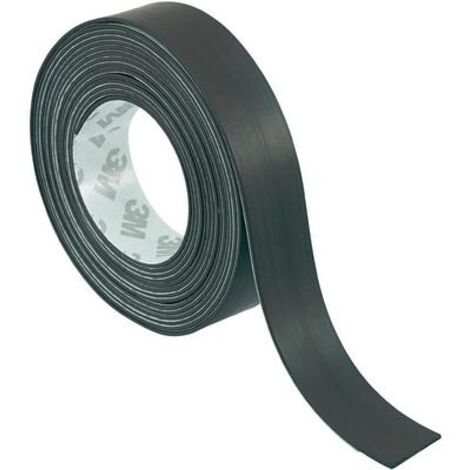 Ruban adhésif magnétique TRU COMPONENTS S513-1820 1564127 noir (L x l) 1.8 m x 20 mm 1 pc(s)