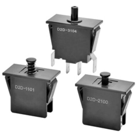 Omron D2D-1000 Interrupteur de porte 250 V/AC 16 A à rappel 1 pc(s) Bag S606902 (1/3)