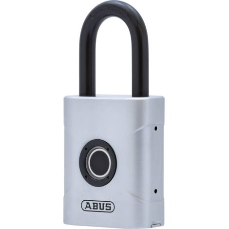 ABUS ABVS62581 Cadenas 50 mm argent serrure à empreinte digitale