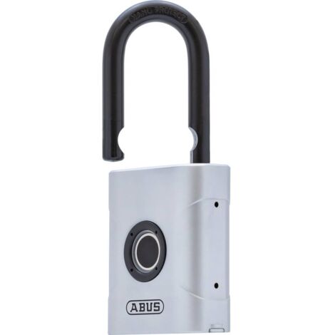 ABUS ABVS62581 Cadenas 50 mm argent serrure à empreinte digitale