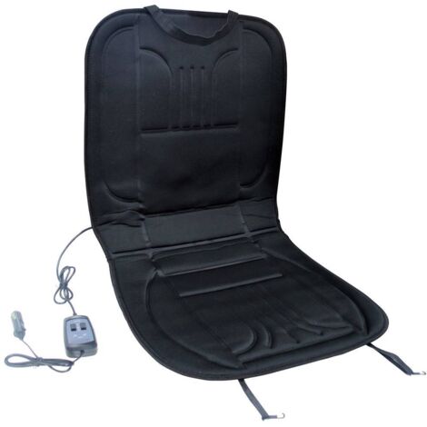 Housse De Siège Auto Chauffante 12V – 2 Niveaux De Chaleur – Taille 48x97 Cm – Pour Voiture, Camion, Camping-car – Confort Hiver