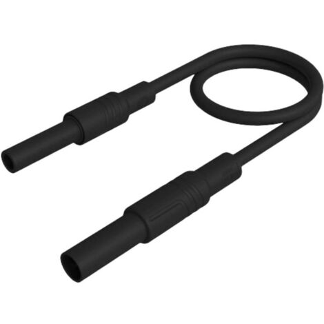 Hirschmann Test & Measurement MAL S GG-B 25/2,5 sw Cordon de mesure de sécurité fiche de sécurité 4 mm prise de sécurit (1/2)