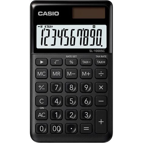 Calculatrice Solaire de Poche Mini Calculette sans Pile 11 x 6,5 cm