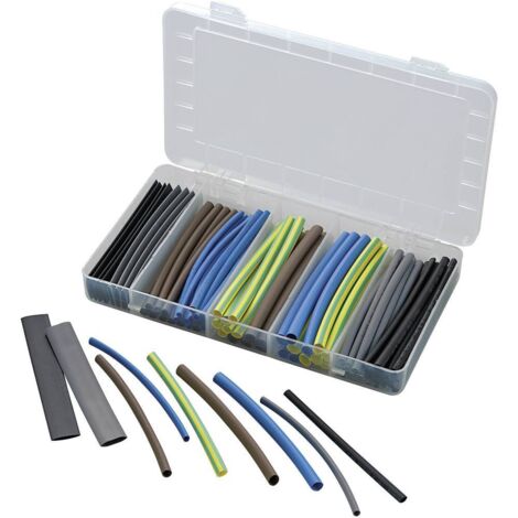 Assortiment de gaines thermorétractables 2:1 TRU COMPONENTS 1564941 88 pièces (1/2)