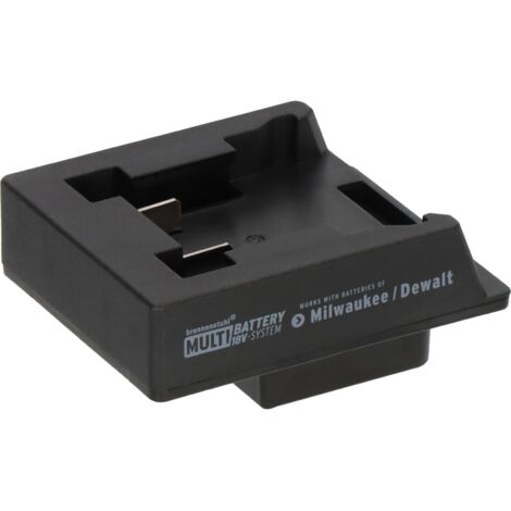 Brennenstuhl – Adaptateur Milwaukee / DeWalt 1172640066 – Pour batteries 18V – Fixation facile – Flexibilité maximale pour projecteurs LED