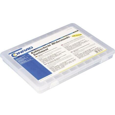 TRU COMPONENTS 418706 Jeu de résistances à couche carbone sortie axiale 5 % 390 parties (1/2)