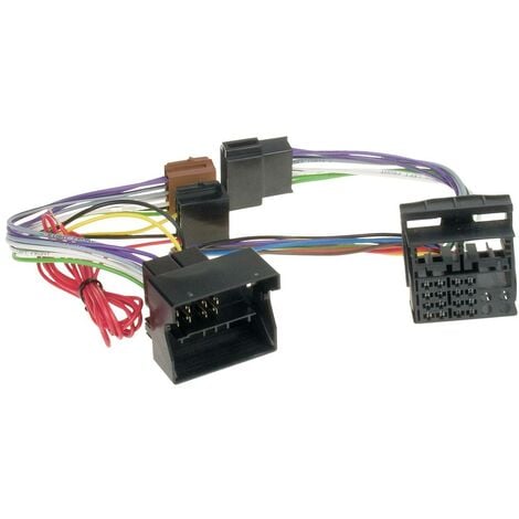ACV 57-1324 Câble adaptateur radio ISO adapté pour (marque automobile):  Audi, Seat, Skoda, Volkswagen