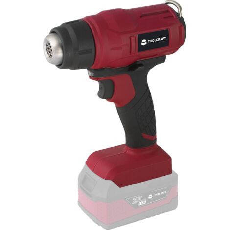 Toolcraft – Pistolet à air chaud 550°C TO7442358 – Débit d'air 200 l/min – Sans fil et compact – Technologie de chauffage cellulaire (1/5)