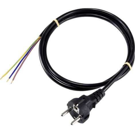 Sygonix SY-5178372 alimentation Câble de raccordement noir 5 m S609682 (1/2)
