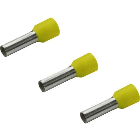 Embout simple d'extrémité de câble Rittal AS 4050.736 6 mm² x 12 mm partiellement isolé jaune 100 pc(s) S665541 (1/2)
