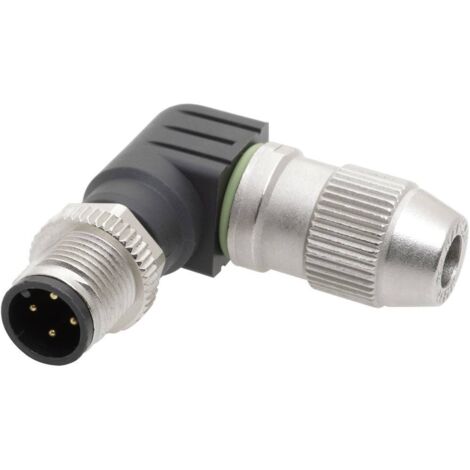 Fiche broche mâle HARTING HARAX® M12-S 21011405081 mâle, coudé Pôle: 4 1 pc(s) (1/3)
