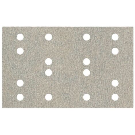 Feuilles de ponçage 80 x 133 mm, P 80, 16 trous, avec fixation auto-agrippante (SRA) Metabo 635199000 (1/2)