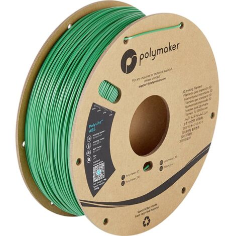 Polymaker PE01005 PolyLite Filament ABS inodore 1.75 mm 1000 g vert 1 pc(s)