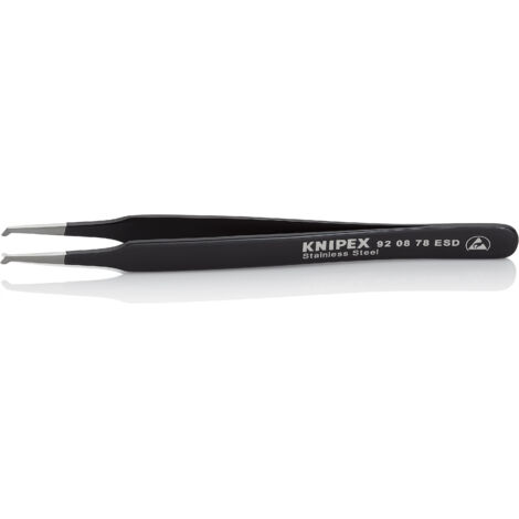 KNIPEX 92 08 78 ESD Brucelles de précision SMD  118 mm