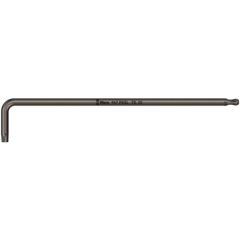 Wera 967 PKXL 6 pans intérieurs (TX) Clé mâle coudée