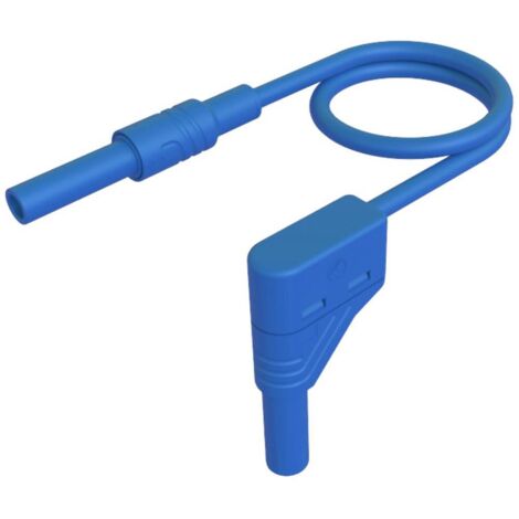 Hirschmann Test & Measurement MAL S WG-B 100/2,5 bl Cordon de mesure de sécurité fiche de sécurité 4 mm fiche de sécuri (1/2)