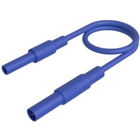 SKS Hirschmann MAL S GG-B 200/2,5 bl Cordon de mesure de sécurité fiche de sécurité 4 mm prise de sécurité 4 mm 200 cm bleu 1 pc(s) X597092 (1/2)
